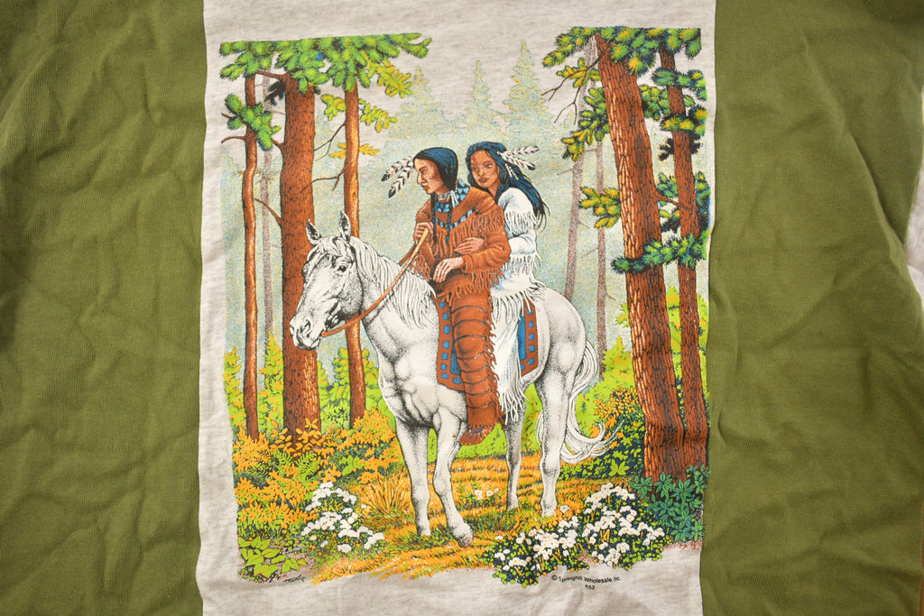 Vintage 1990s Aboriginal Graphic T-Shirt