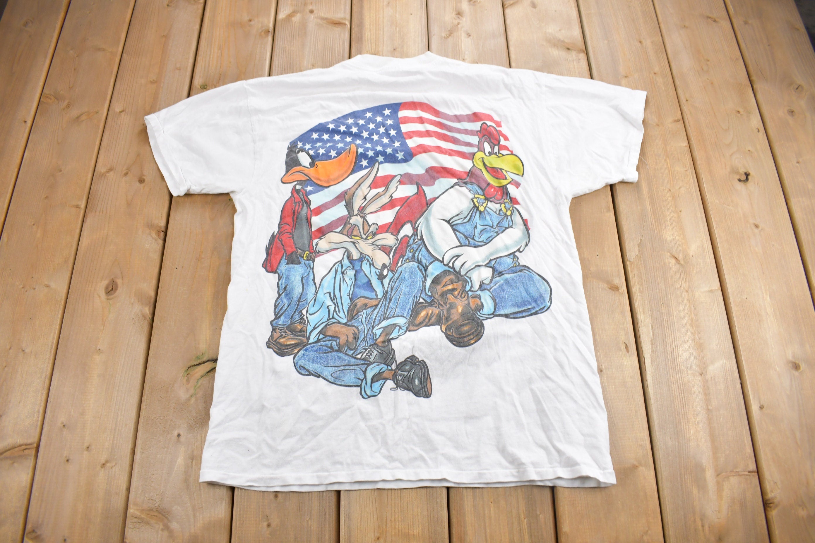 Vintage 1996 Looney Tunes Ralph Lauren Theme Cartoon T-Shirt