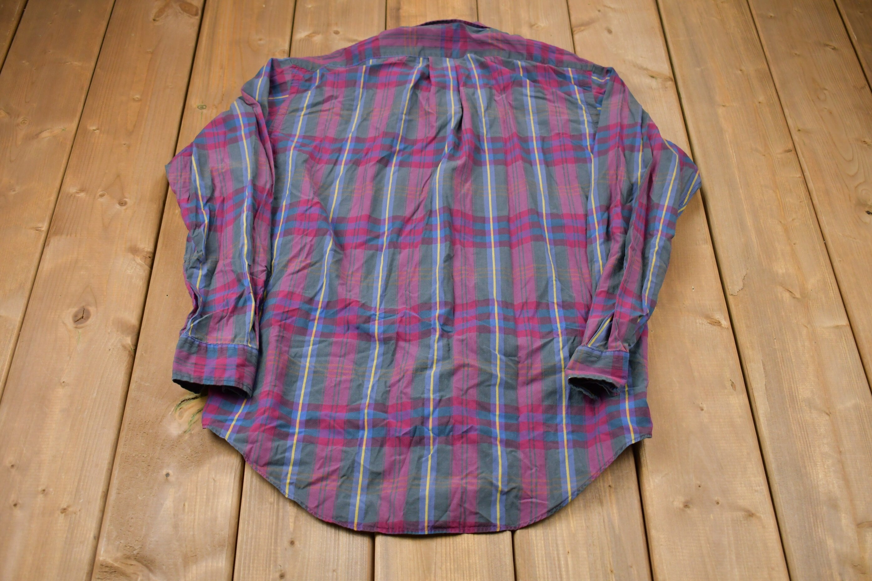 Vintage 1990s Ralph Lauren Plaid Button Up Shirt