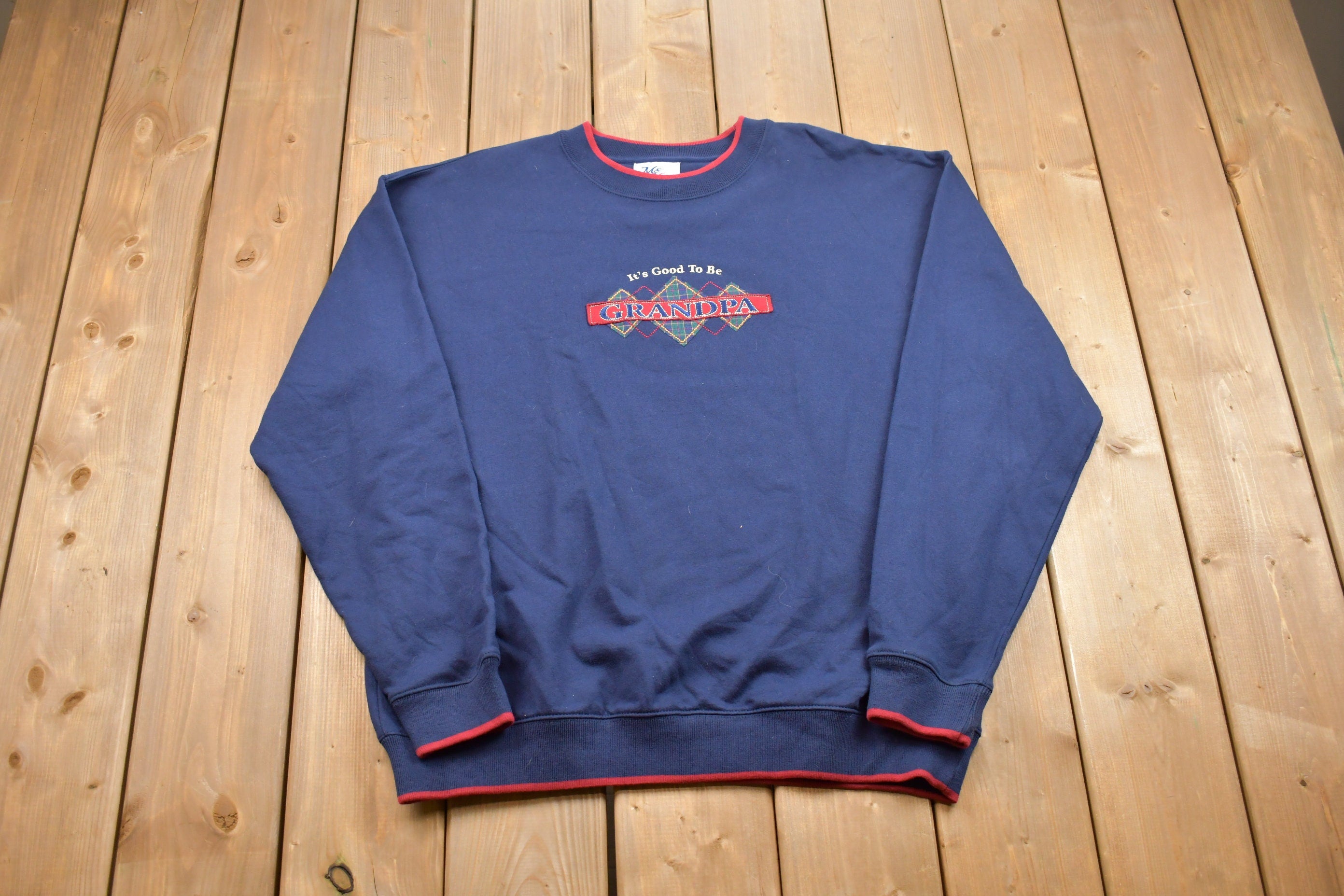 Vintage 1990s MC Sport Grandapa Crewneck Sweatshirt