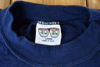 Vintage 1990s University of Notre Dame Collegiate Graphic T-Shirt  Made In USA  Notre Dame Fightin' Irish  American Vintage
