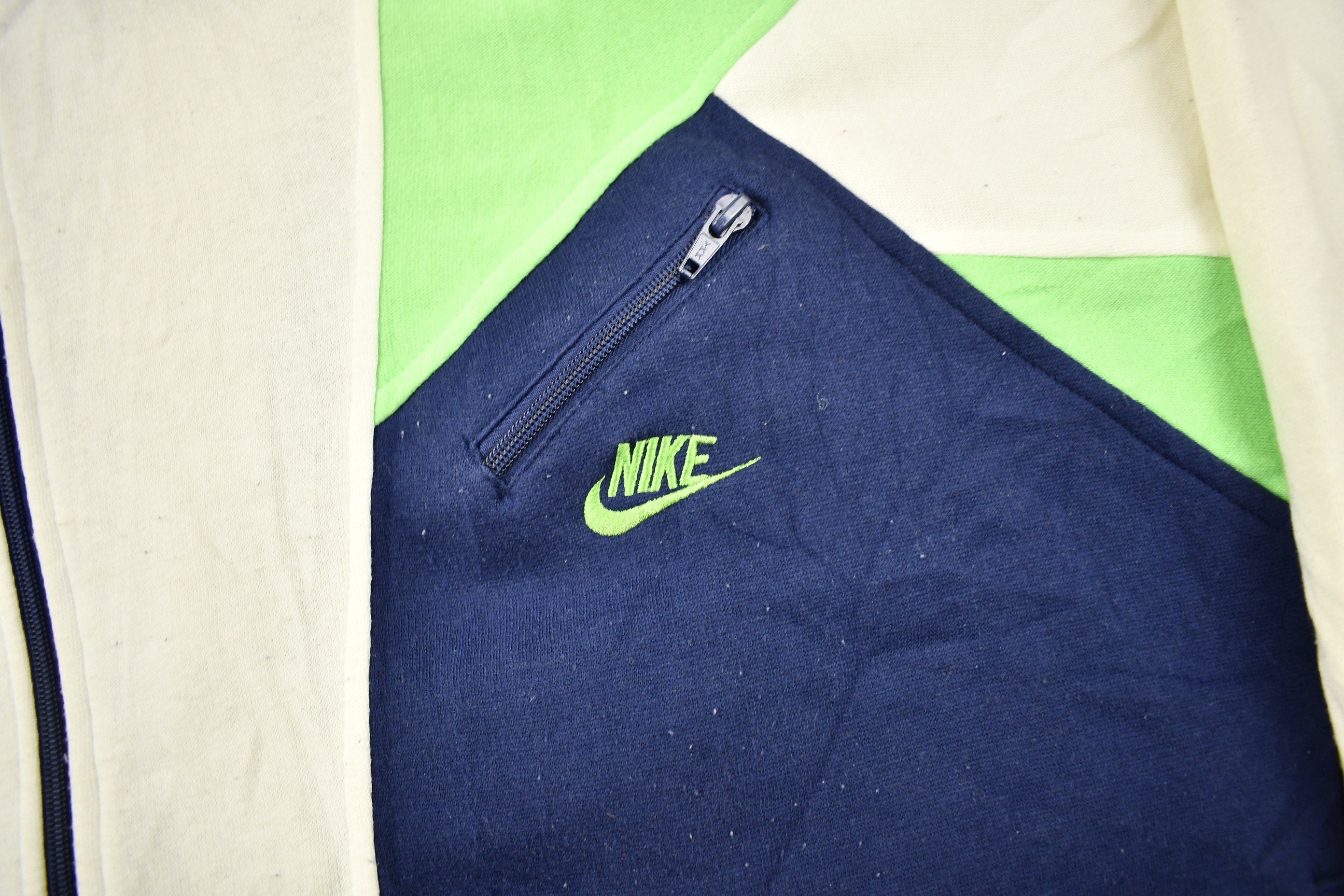Vintage 1990s Nike Mini Logo Full Zip Sweatshirt
