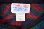 Vintage 1990s Plaid Knitted Sweater