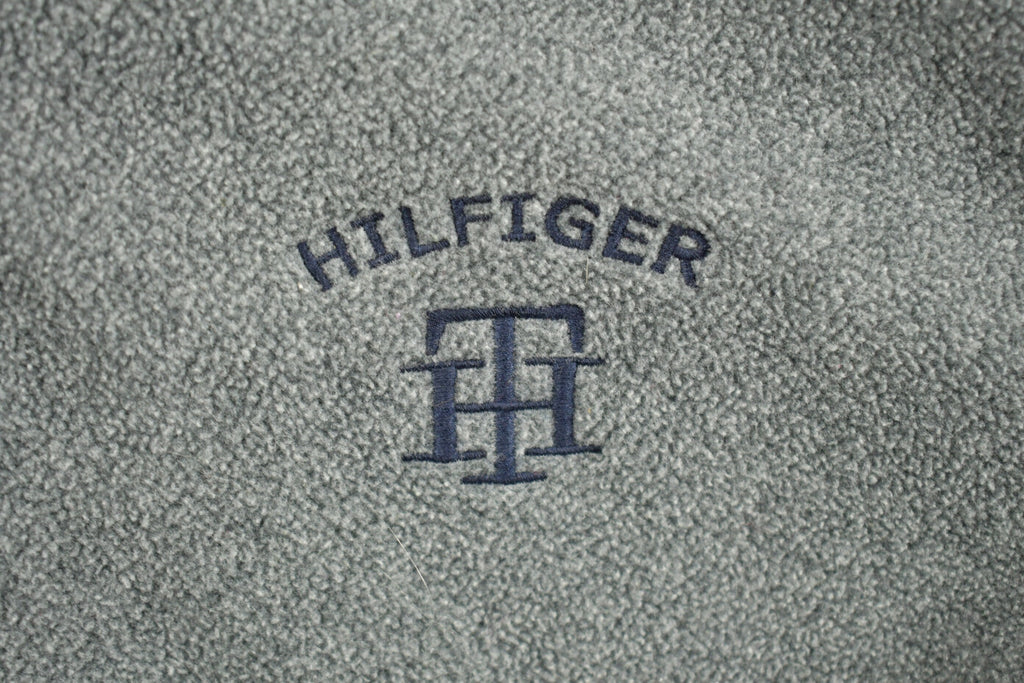 Vintage Tommy Hilfiger Embroidered Quarter Zip Fleece Sweatshirt