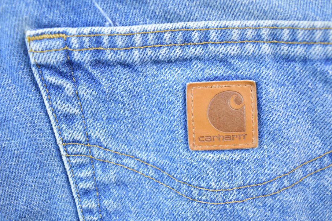 Vintage 1990s Carhartt Denim Work Jeans Size 38 x 28