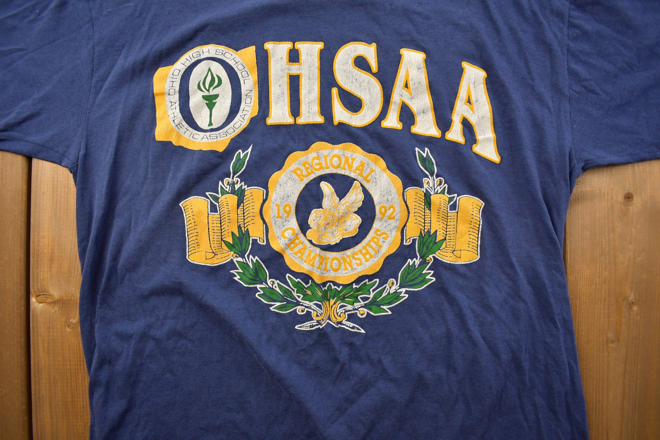 Vintage 1992 Ohio Highschool Athletic Champions Collegiate T-Shirt