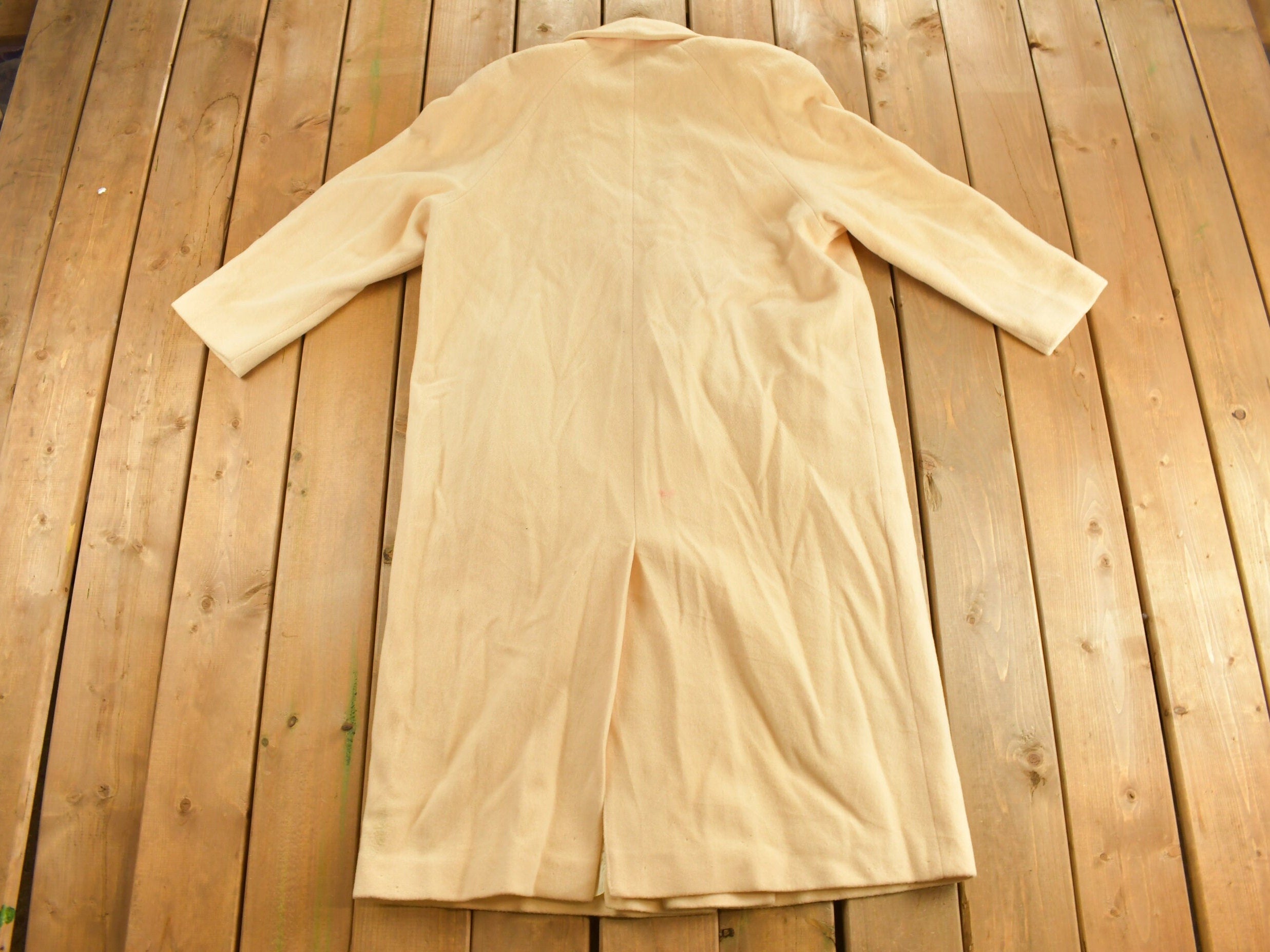 Vintage 1990s Kristen Blake Jacket Over Coat / Wool Jacket / Vintage 90s Jacket / Outdoor / Winter / Made In USA / Full Length Coat