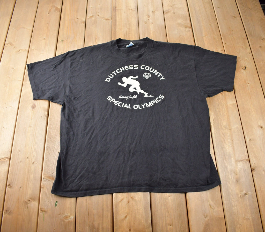 Vintage 1990s Dutchess County Special Olympics Souvenir T Shirt Made In USA Size XXL