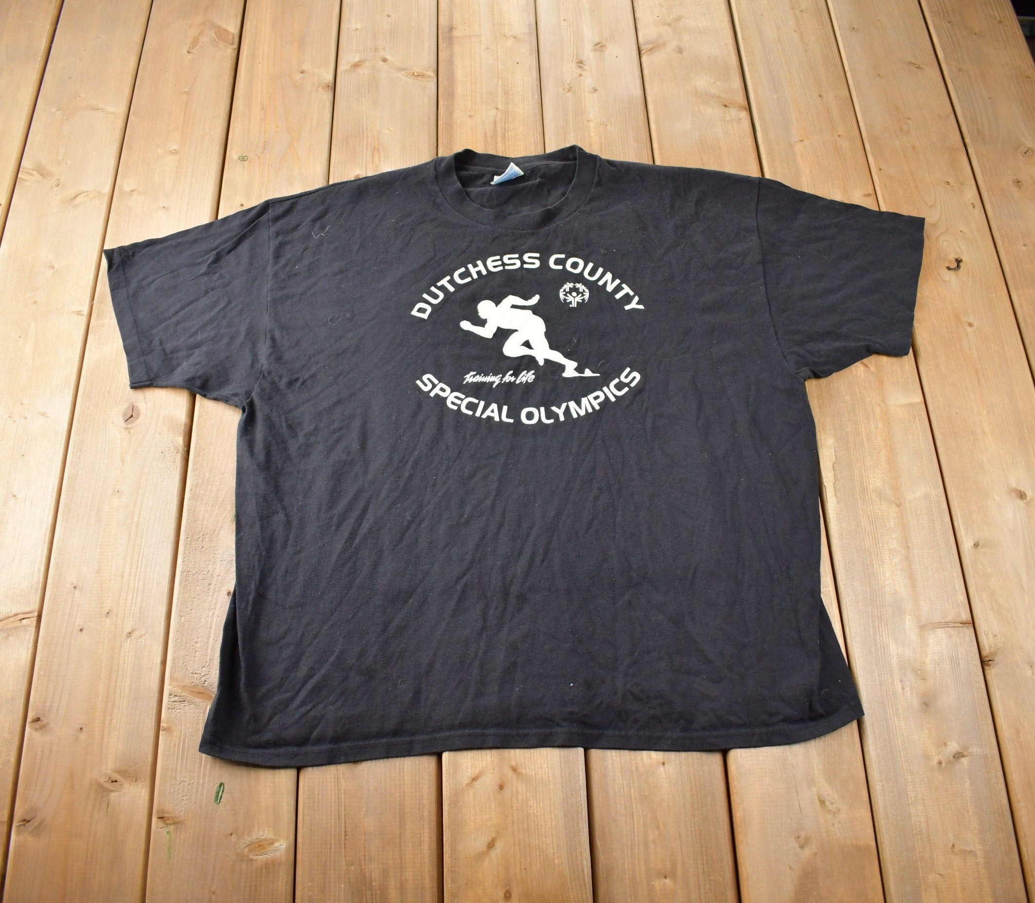 Vintage 1990s Dutchess County Special Olympics Souvenir T Shirt Made In USA Size XXL