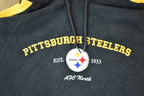 Vintage 1990s Pittsburgh Steelers Fleece NFL Hoodie Sweatshirt