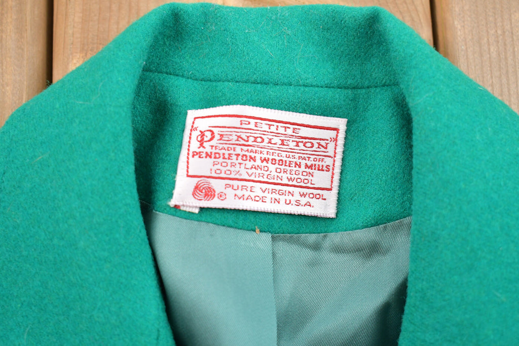 Vintage 1980s 100% Wool Blazer