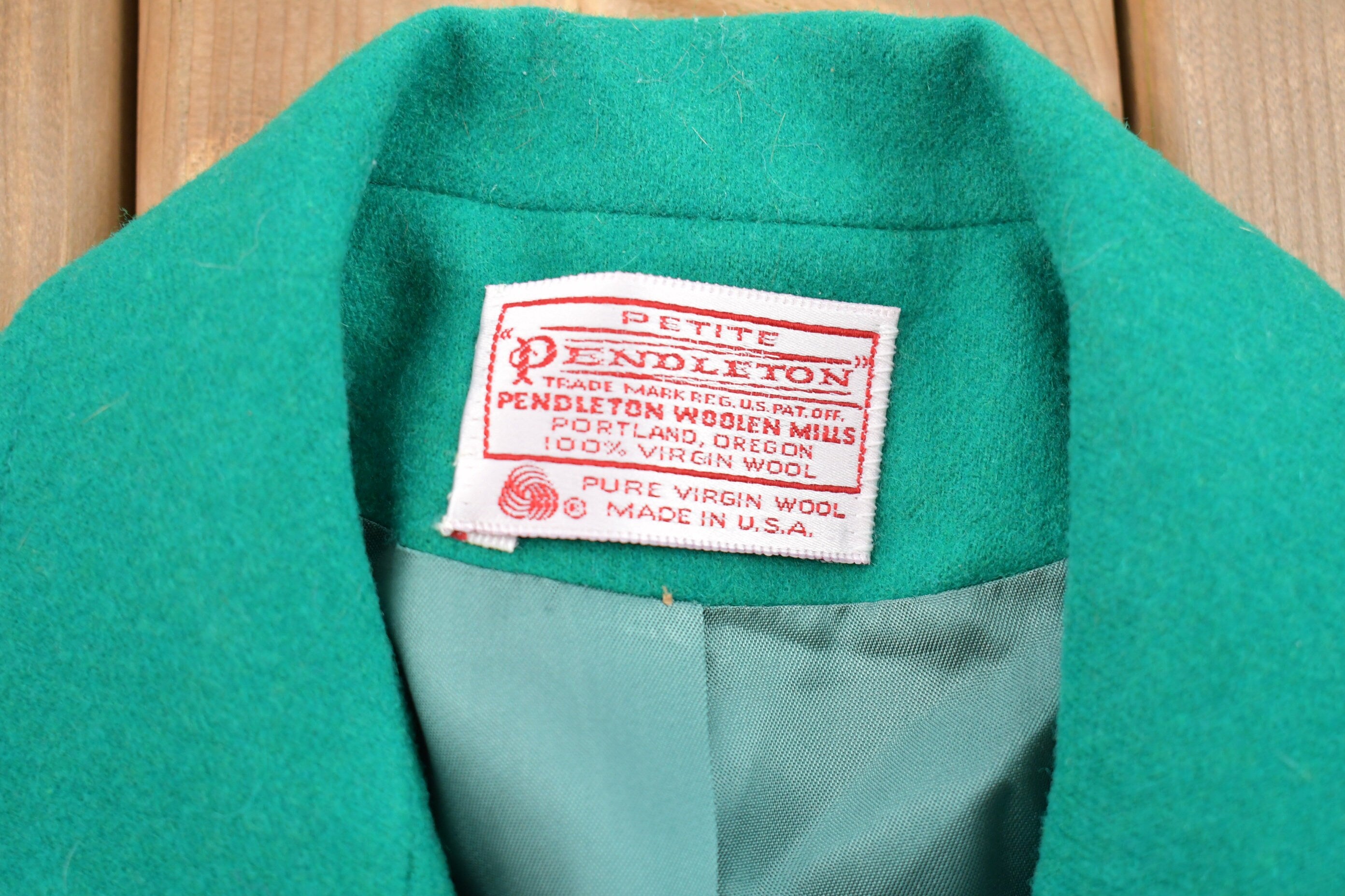 Vintage 1980s 100% Wool Blazer