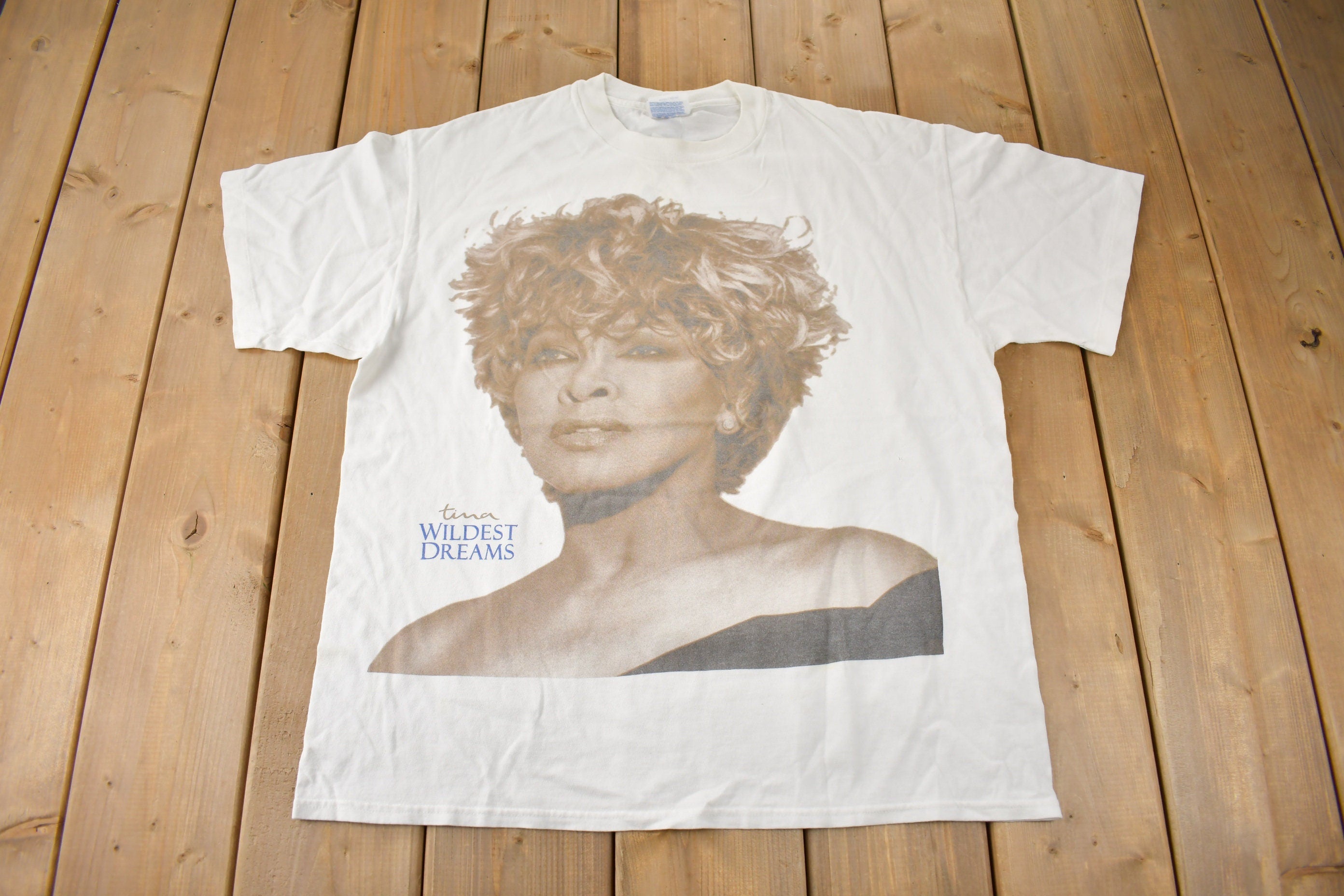 Vintage 1997 Tina Turner Wildest Dreams Tour Graphic T-shirt Size Large