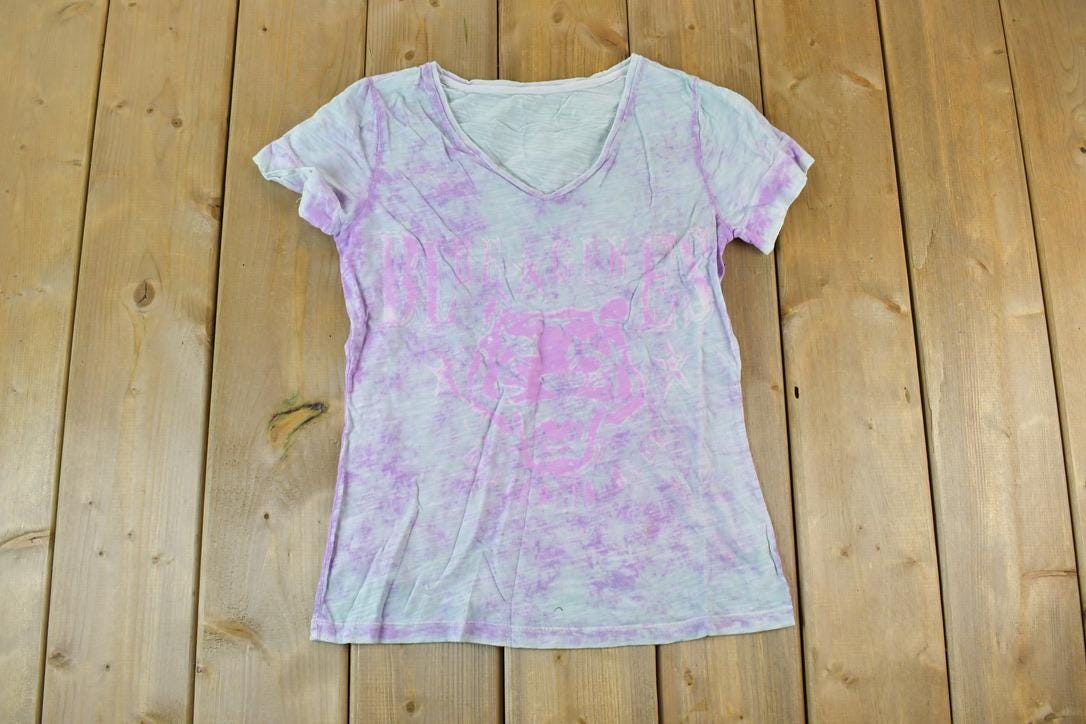 Women Vintage Vigoss Y2K T-Shirt Vigoss Grunge Skull Print