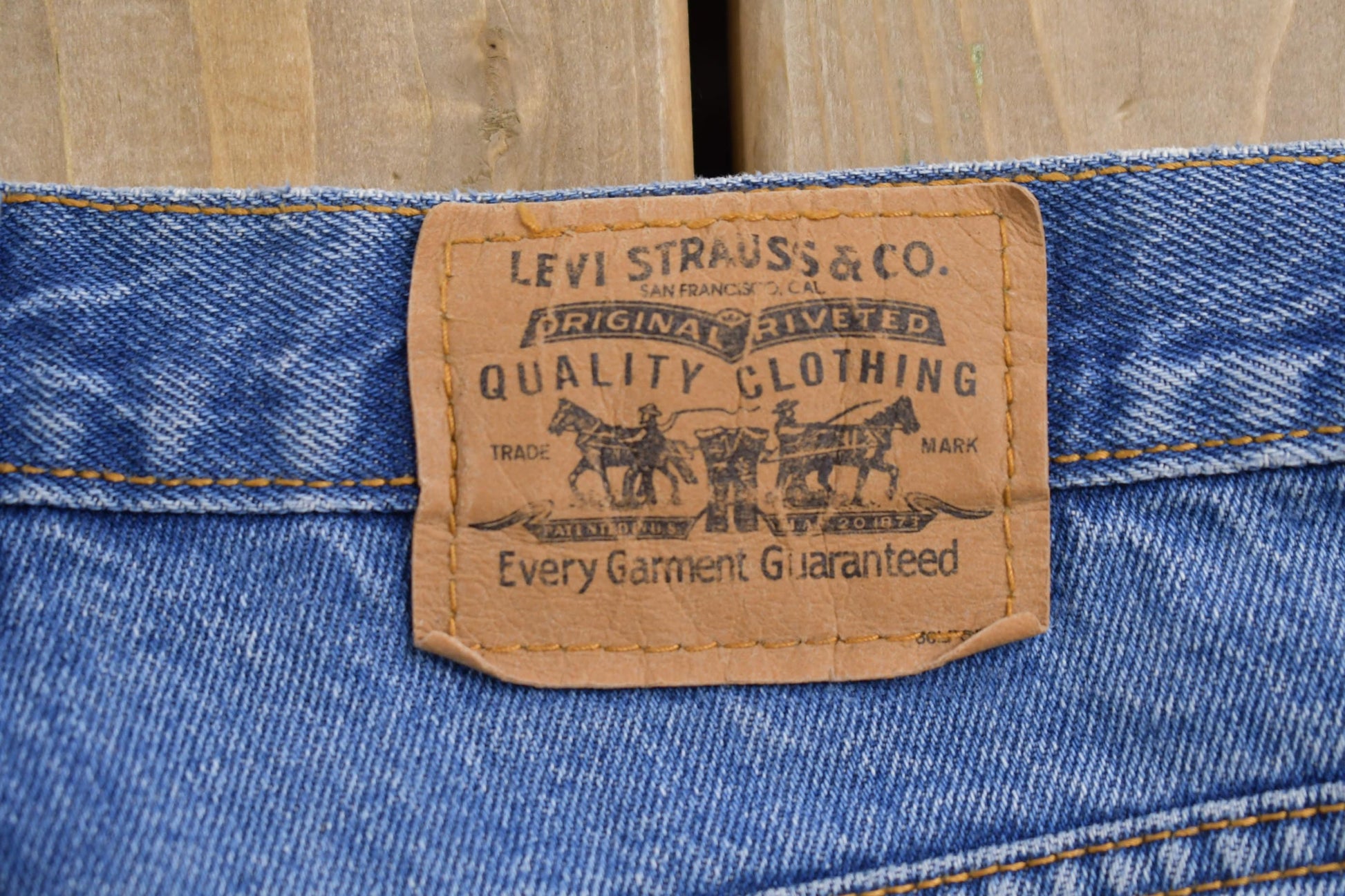 Vintage 1980's Levi's Orange Tab Jeans Size 31 x 30.5