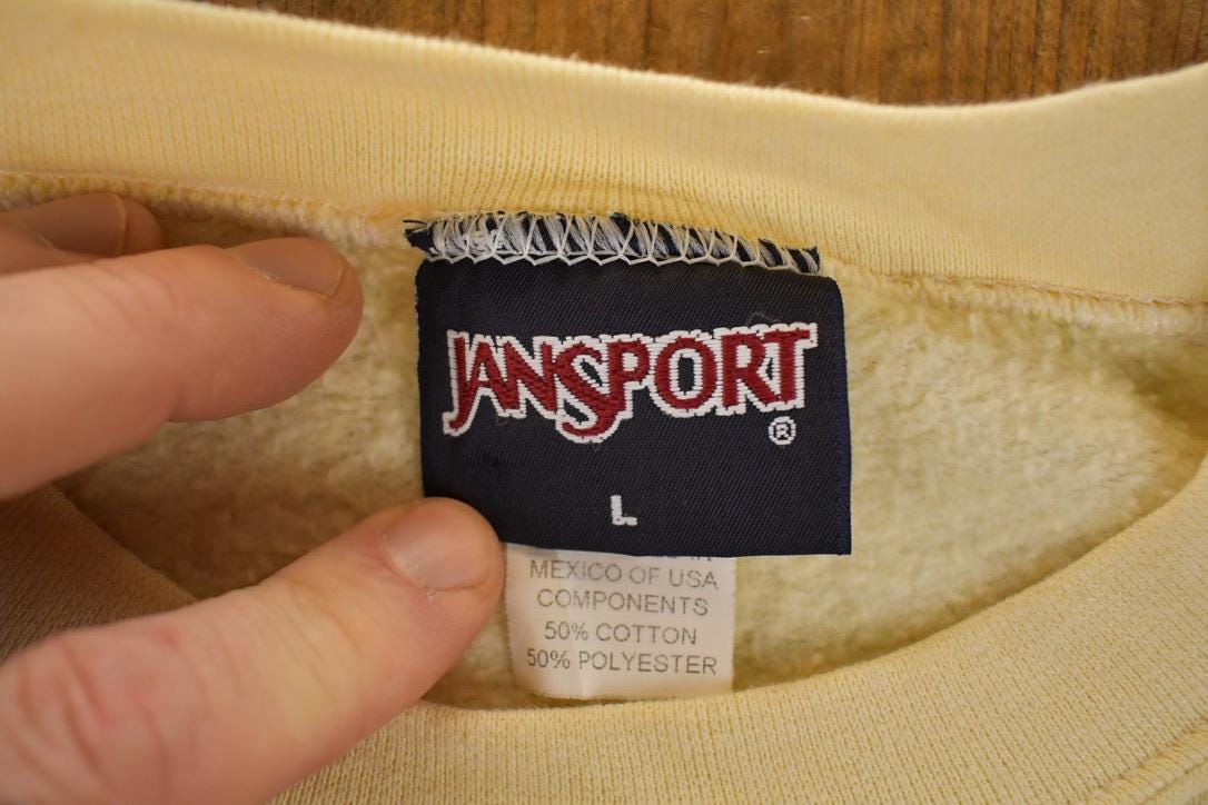 Vintage 1990s Jansport St Olaf Crewneck Sweatshirt Men's L