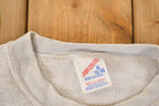 Vintage 1990s Northside Christian Academy Graphic Print Crewneck Sweatshirt Men's L