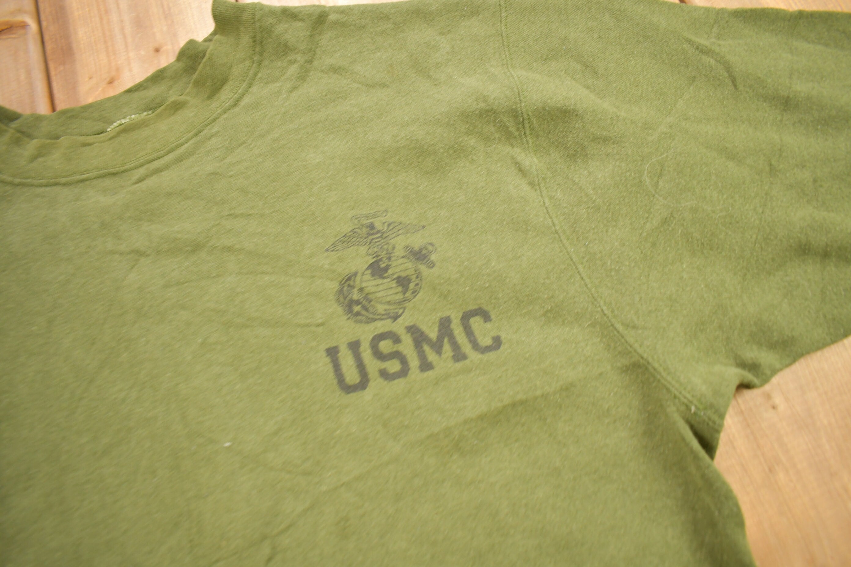 Vintage 1990s Military Crewneck Sweatshirt
