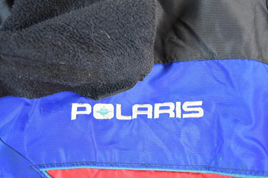 Vintage 1990s Polaris Snowmobile Indy Colour Block Jacket