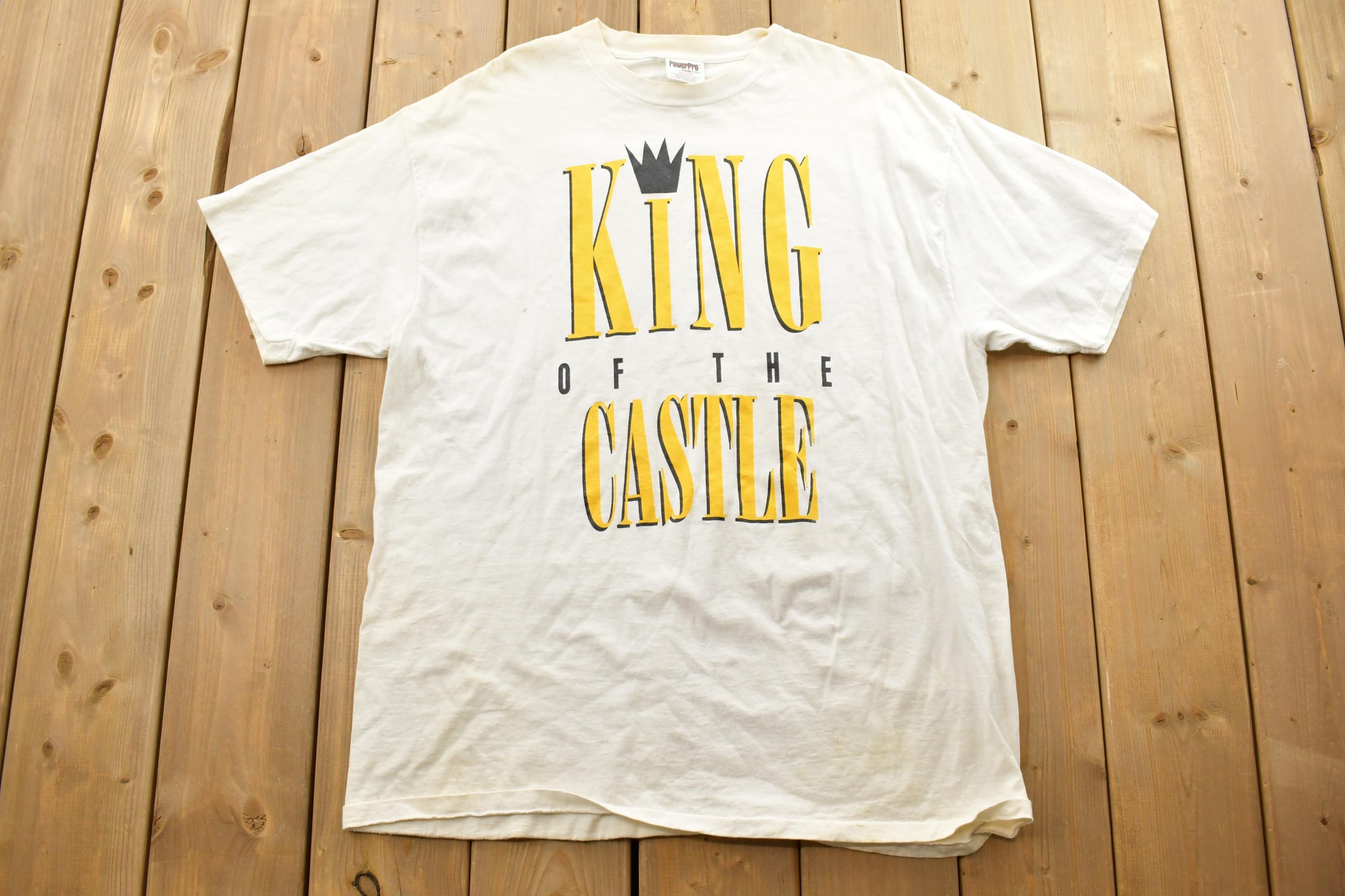 Vintage 1990s King Of The Castle Crown Logo Graphic T-Shirt