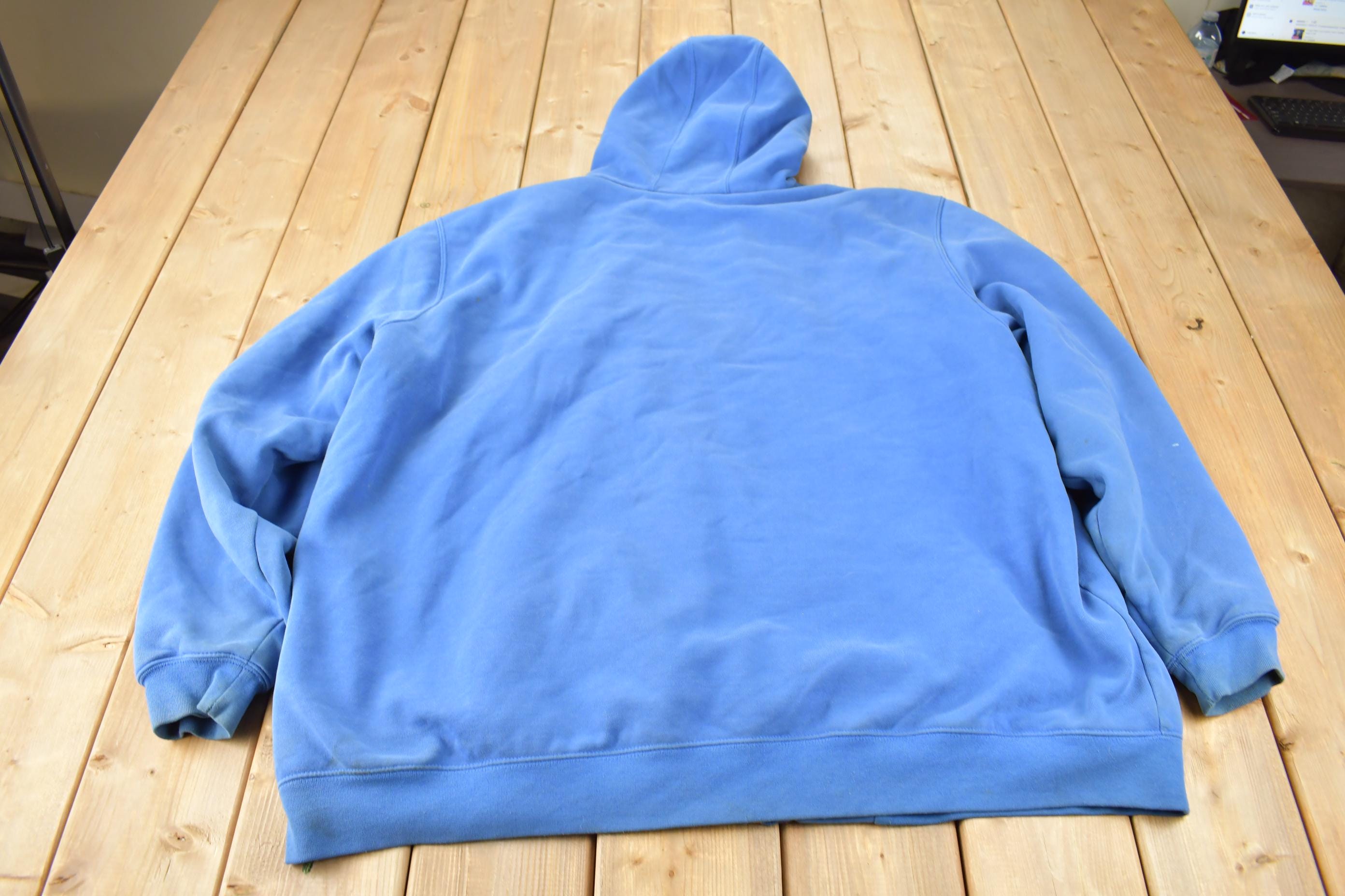 Vintage Y2K Distressed Heavy Weight Carhartt Lined Hoodie Sweatshirt