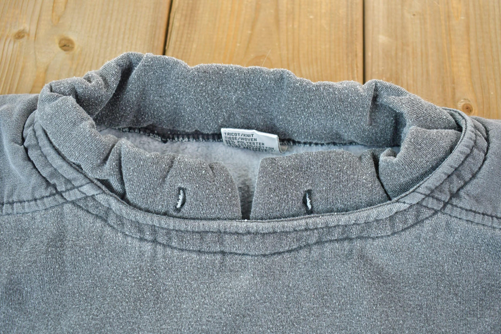 Vintage 1990s Fleece-Lined R.R. Gear Special Issue Embroidered Crewneck Sweatshirt