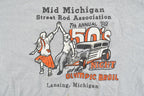 Vintage 1989 Mid Michigan Street Rod Association Souvenir T-Shirt