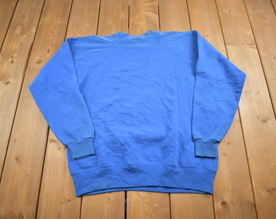 Vintage 1989 I Touch The Future I Teach Crewneck Sweatshirt Made In USA