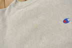 Vintage 1990s Blank Grey Champion Reverse Weave Crewneck