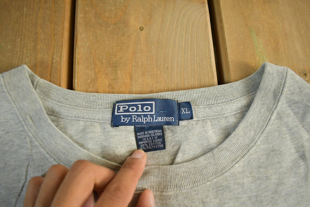 Vintage 1990s Polo By Ralph Lauren Crewneck Sweatshirt Mens XL