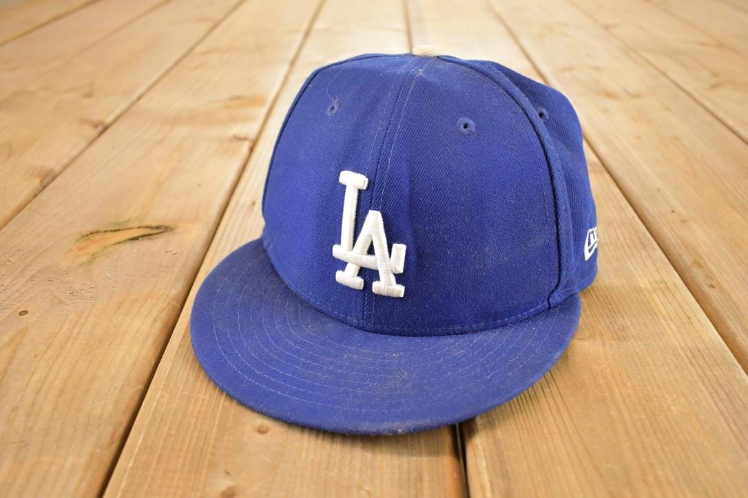 Vintage 1990s LA Dodgers Fullback Hat / 90's Embroidered Los Angeles Cap