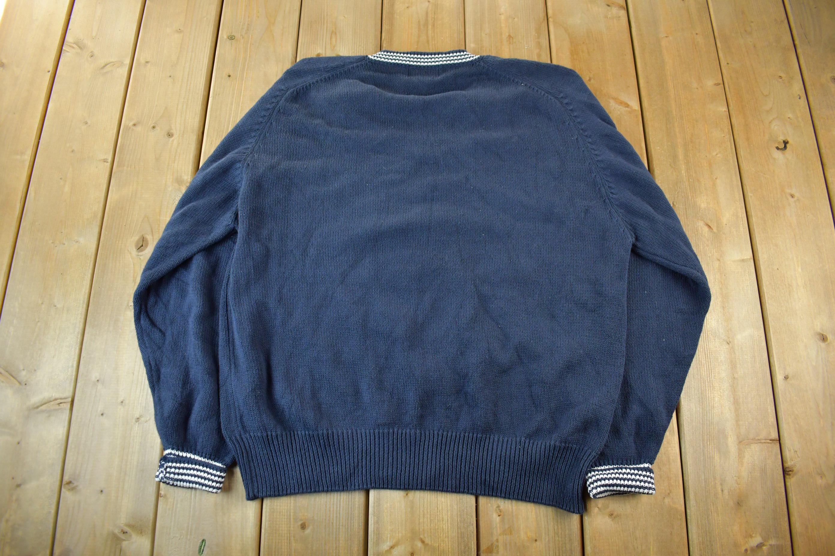 Vintage 1990s Golf Embroidered Golf Knitted Sweater Men's XL