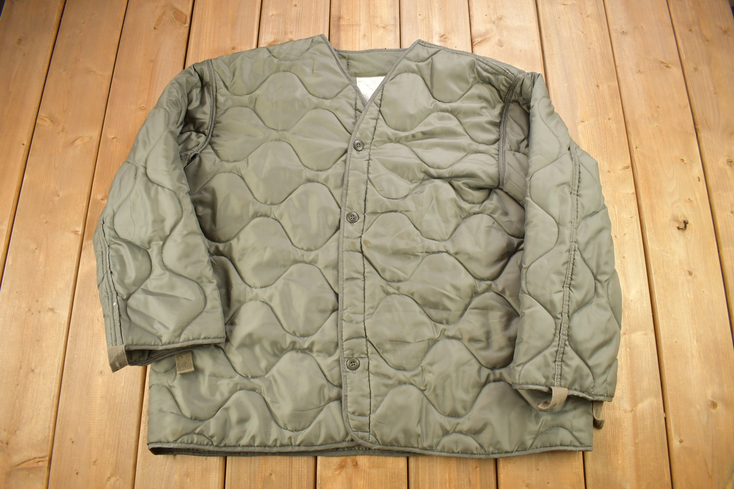 Vintage Y2K OG 110 Military Field Jacket Liner