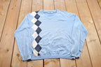 Vintage 1990s Argyle Firestone Country Club Crewneck Sweatshirt