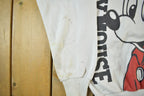 Vintage 1980s Disney Mickey Mouse Crewneck Sweatshirt Adult Small