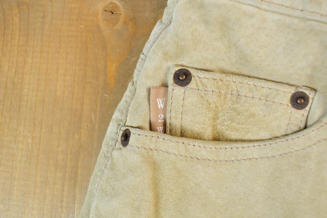 Vintage 1990s W2W Washable Suede Pants Size 26