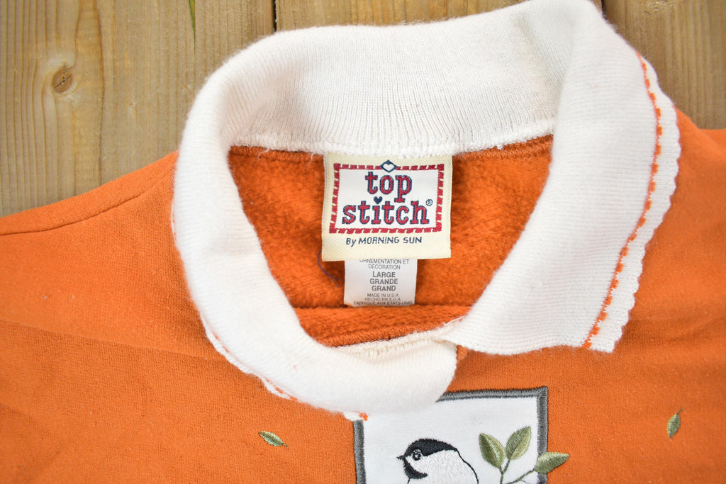 Vintage 1990s Cute Bird Crewneck Sweater