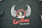 Vintage 1990s Crazy Horse Saloon Graphic T Shirt