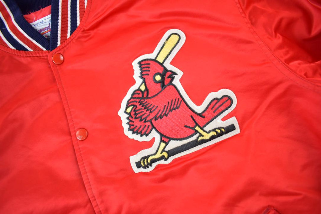 Vintage 1980s St. Louis Cardinals MLB Satin Starter Bomber Jacket