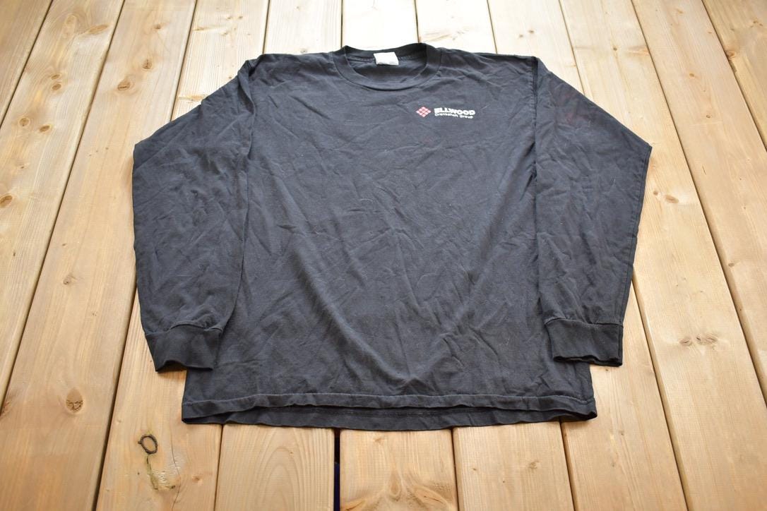 Vintage Y2k Union Made Ellwood "American Made" Casual Long Sleeve Made In USA