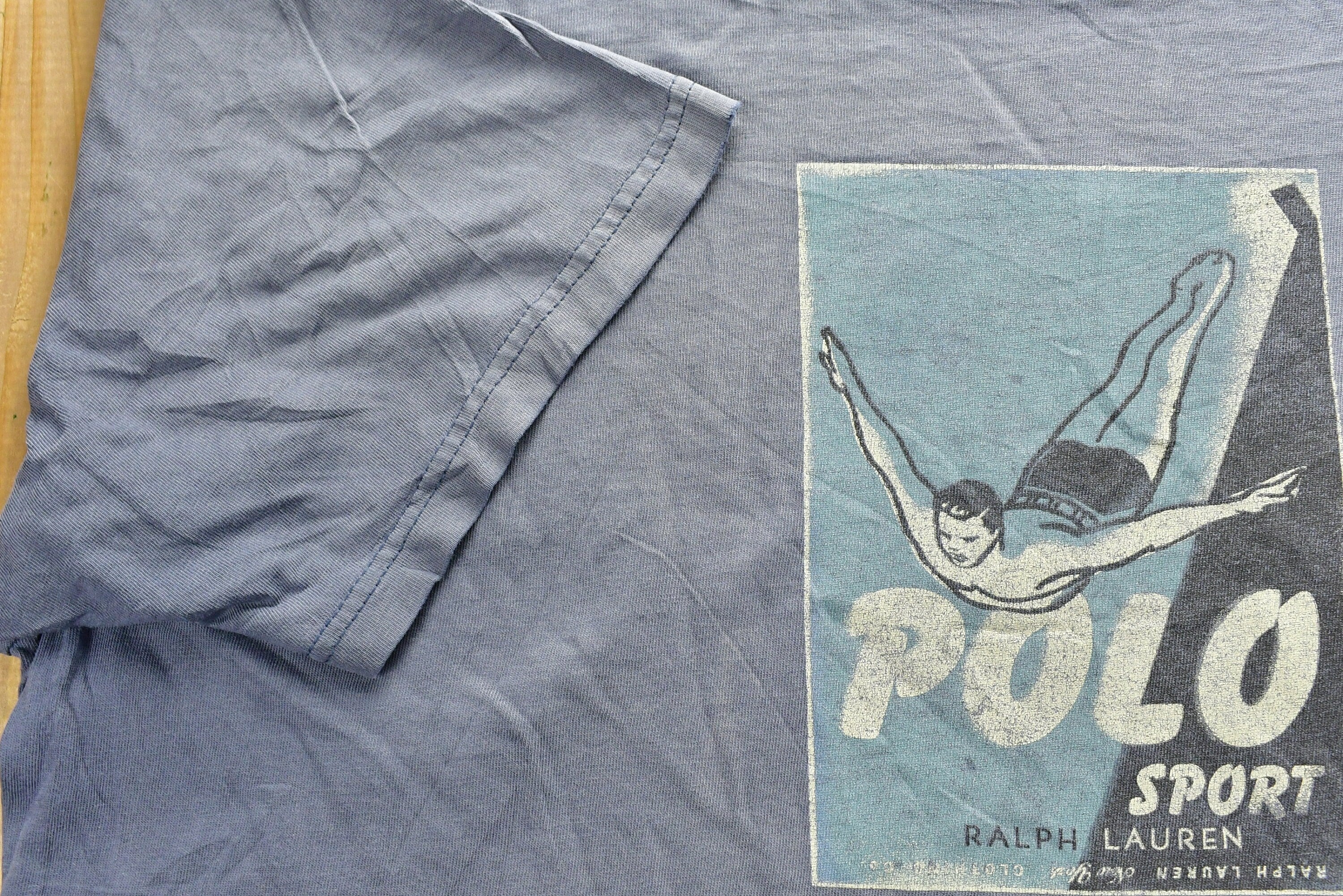 Vintage 1990s Polo Sport Diving Graphic T-Shirt