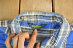 Vintage 1990s OshKosh B'Gosh Plaid Flannel Button Up Shirt Men's XL