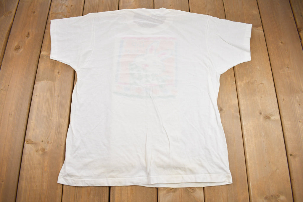 Vintage 1990s Cute Bunny Rabbit Graphic T Shirt