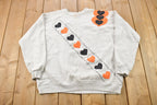 Vintage 1990s Hearts Crewneck Sweater