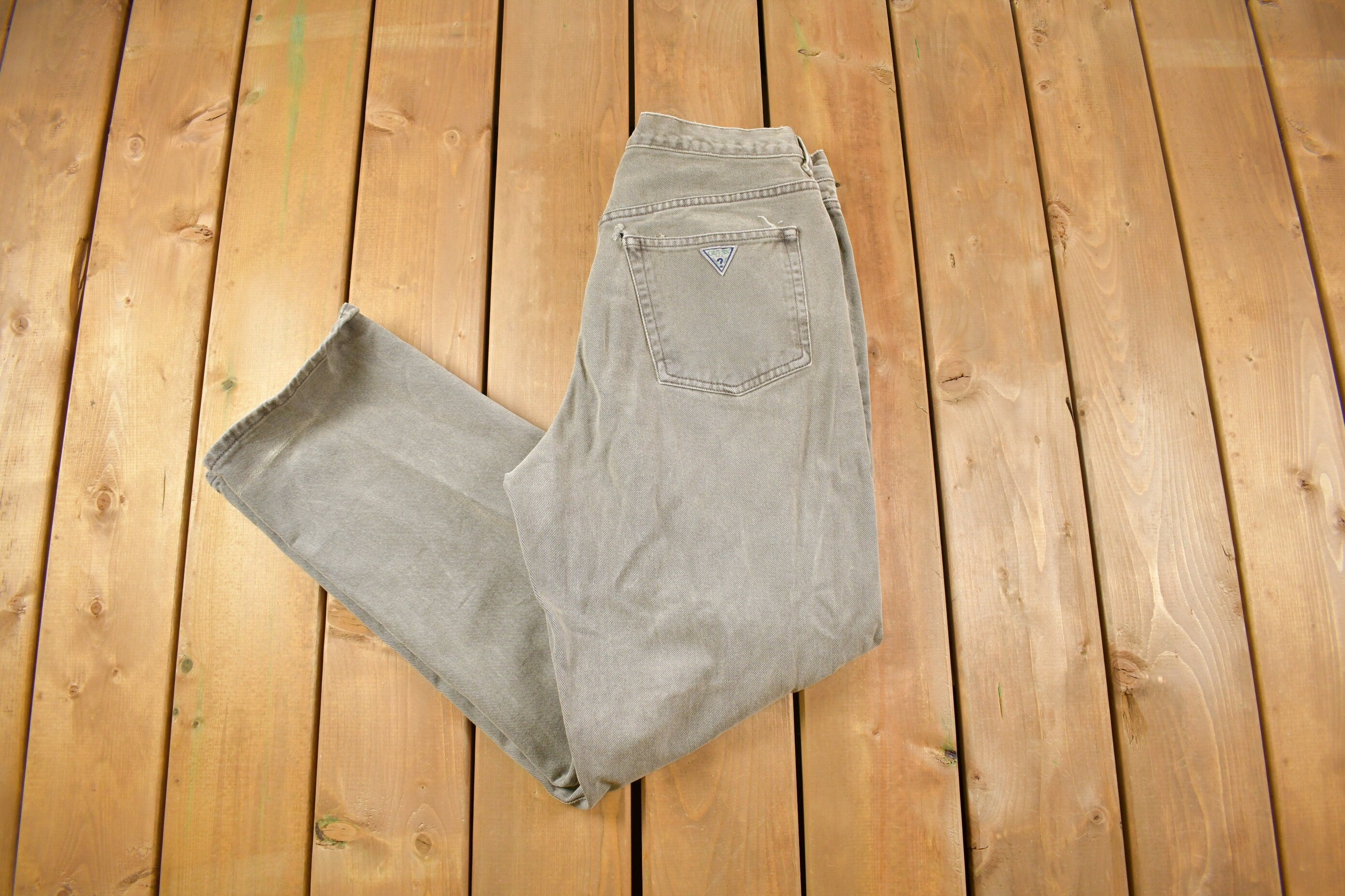 Vintage 1990s Grey Faded Guess Jeans Size 34