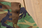 Vintage 1980s Military Army Camo Button Up Shirt