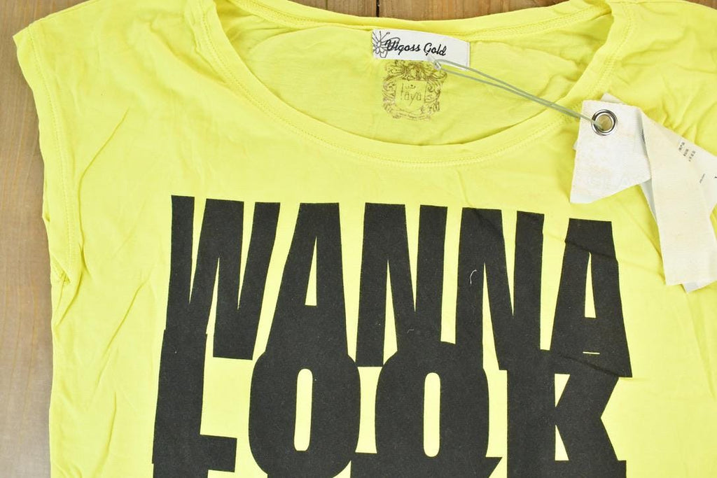 Women Vintage Vigoss Y2K Wanna Look Like T-Shirt