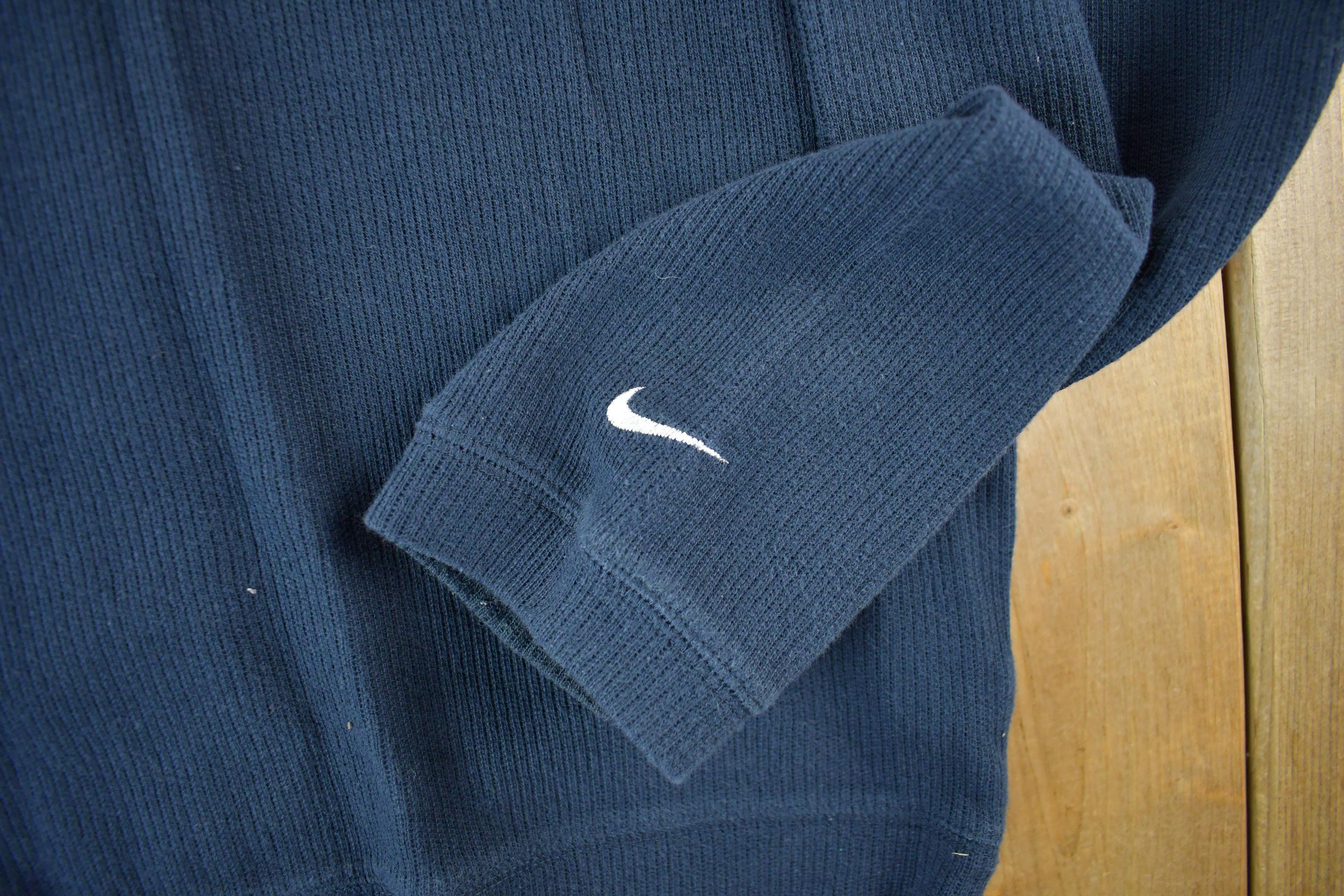 Vintage 1990s Nike Golf Knit V Neck Sweater Men's Large