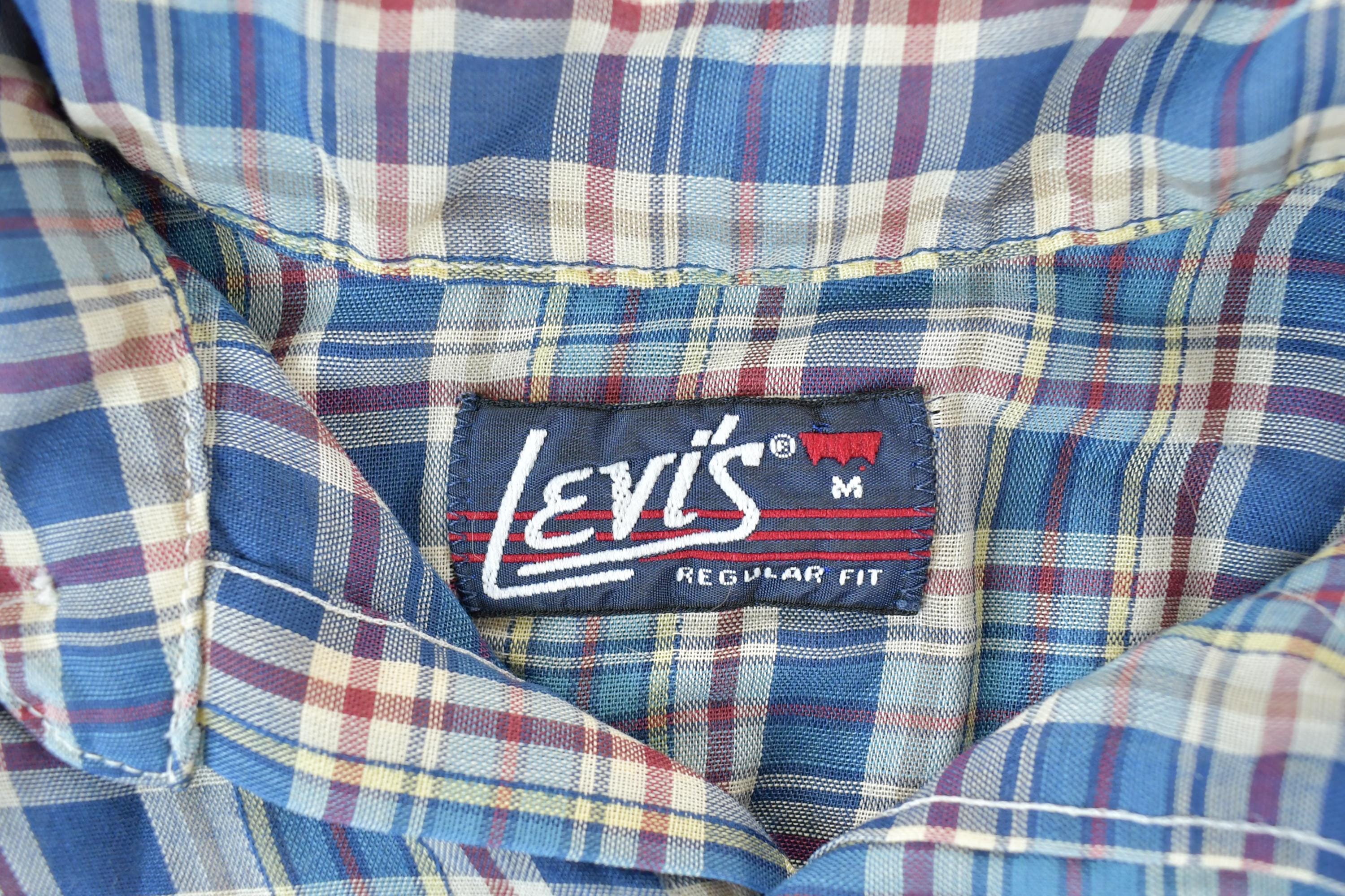 Vintage 1980s Levis Western Button Up Shirt