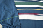 Vintage 1990s Arnold Palmer Striped Button Up Sweatshirt Made In USA